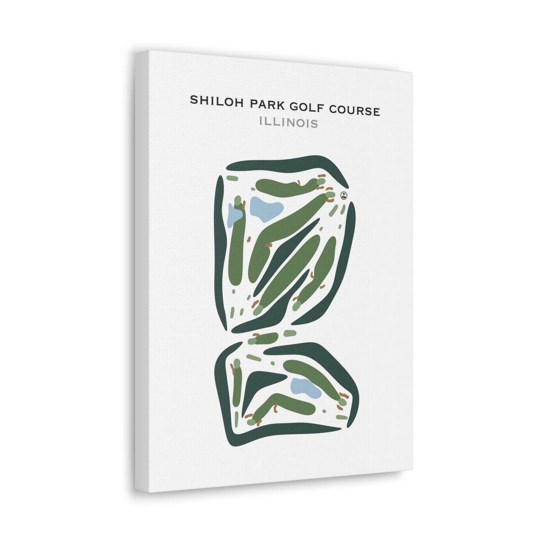 Shiloh Park Golf Course, Illinois - Printed Golf Courses