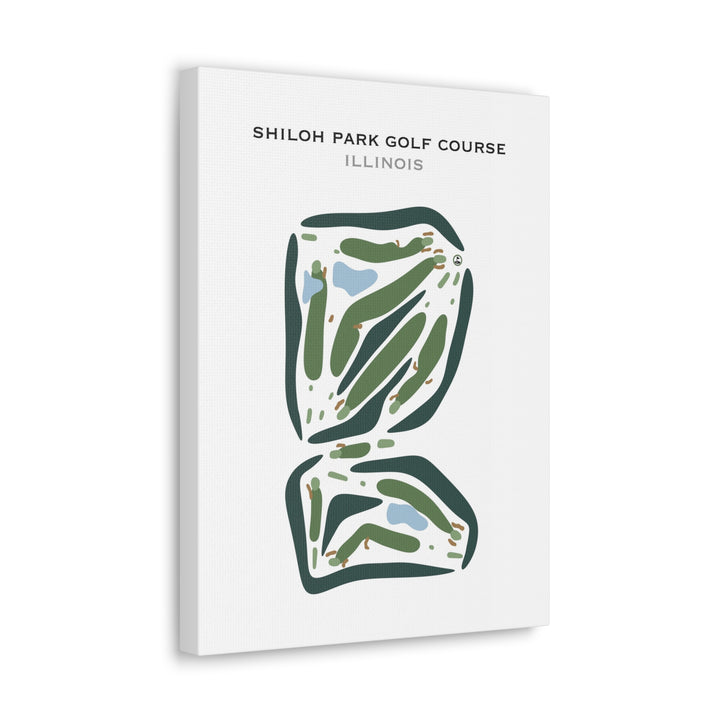 Shiloh Park Golf Course, Illinois - Printed Golf Courses