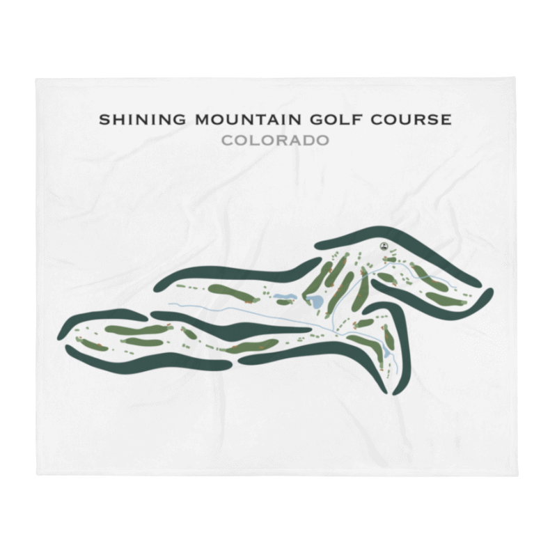 Shining Mountain Golf Course, Colorado - Printed Golf Courses
