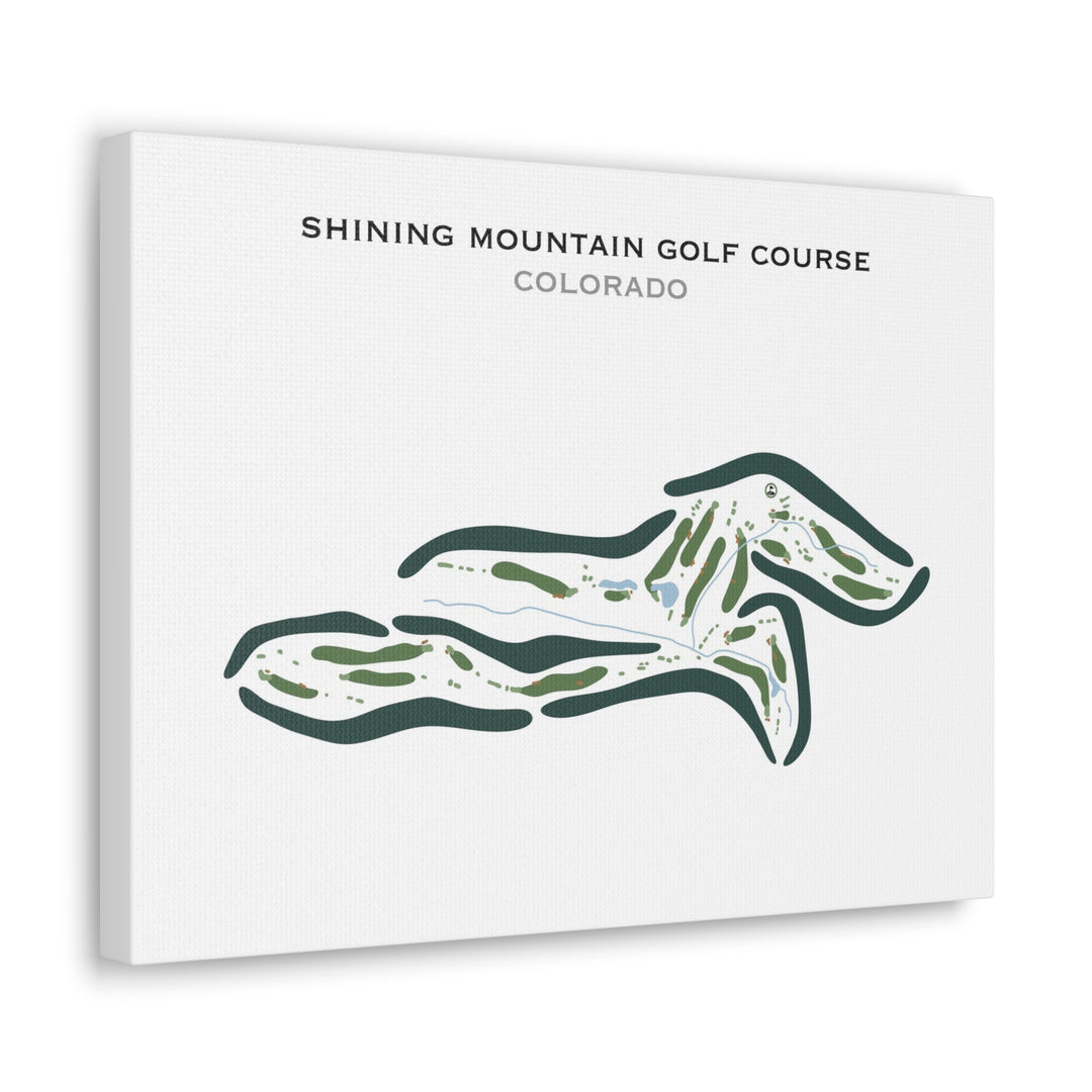 Shining Mountain Golf Course, Colorado - Printed Golf Courses