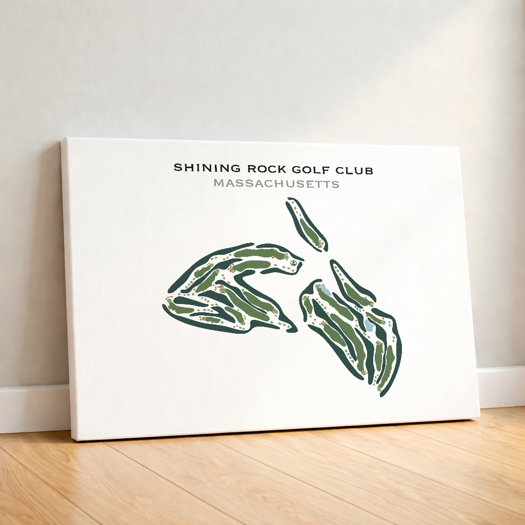 Shining Rock Golf Club, Massachusetts - Printed Golf Courses