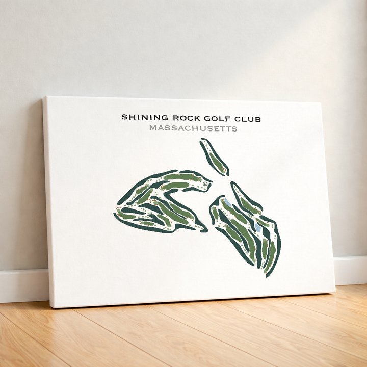 Shining Rock Golf Club, Massachusetts - Printed Golf Courses