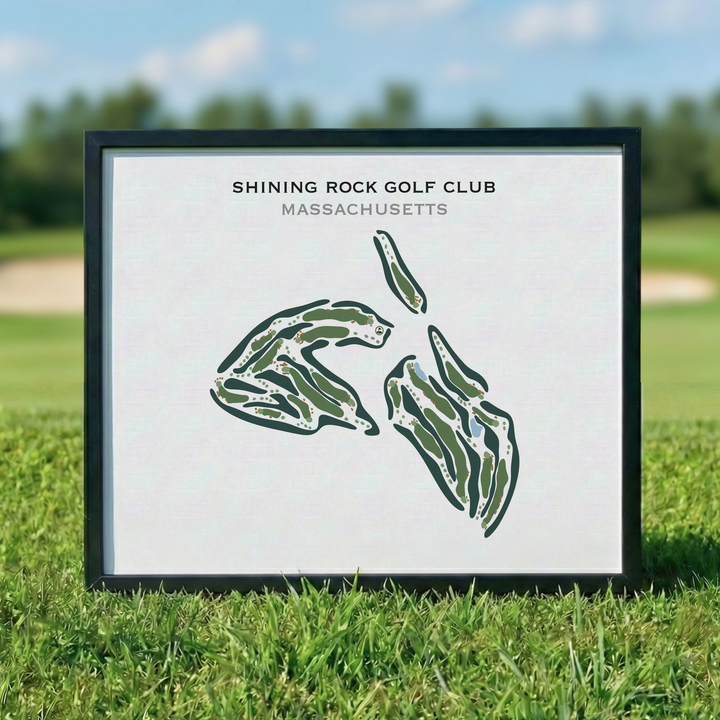 Shining Rock Golf Club, Massachusetts - Printed Golf Courses