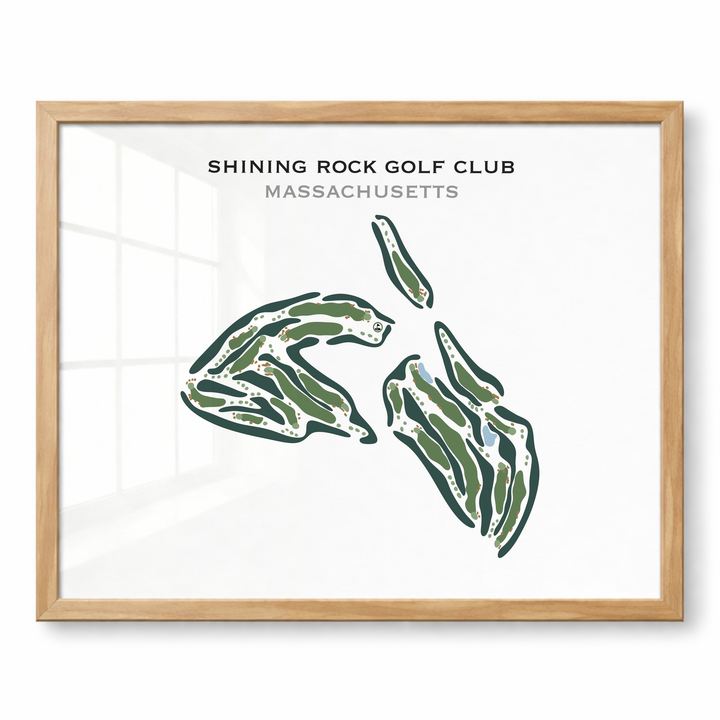 Shining Rock Golf Club, Massachusetts - Printed Golf Courses