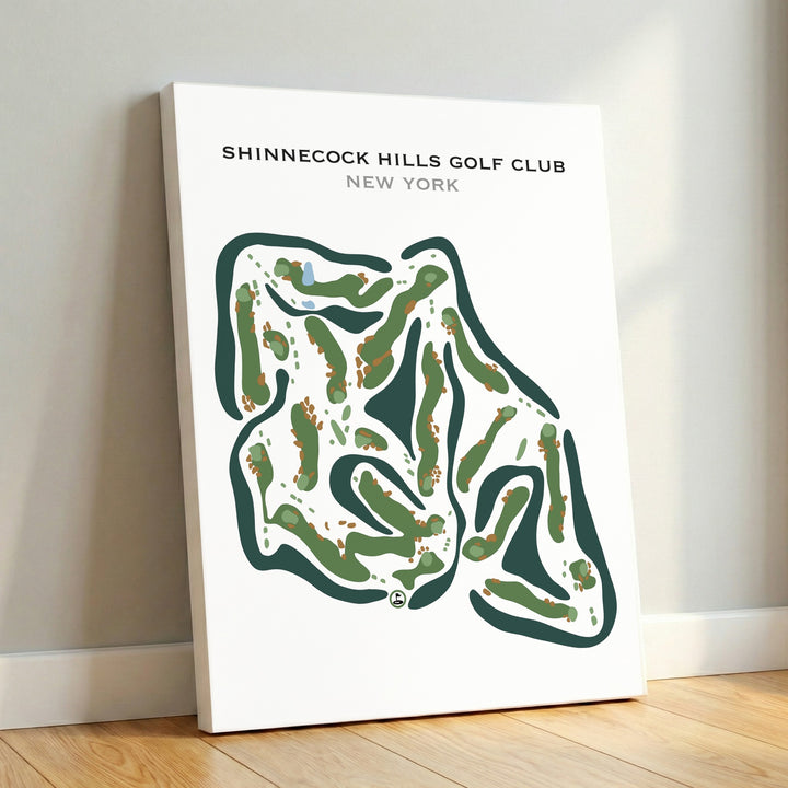 Shinnecock Hills Golf Club, New York - Printed Golf Courses