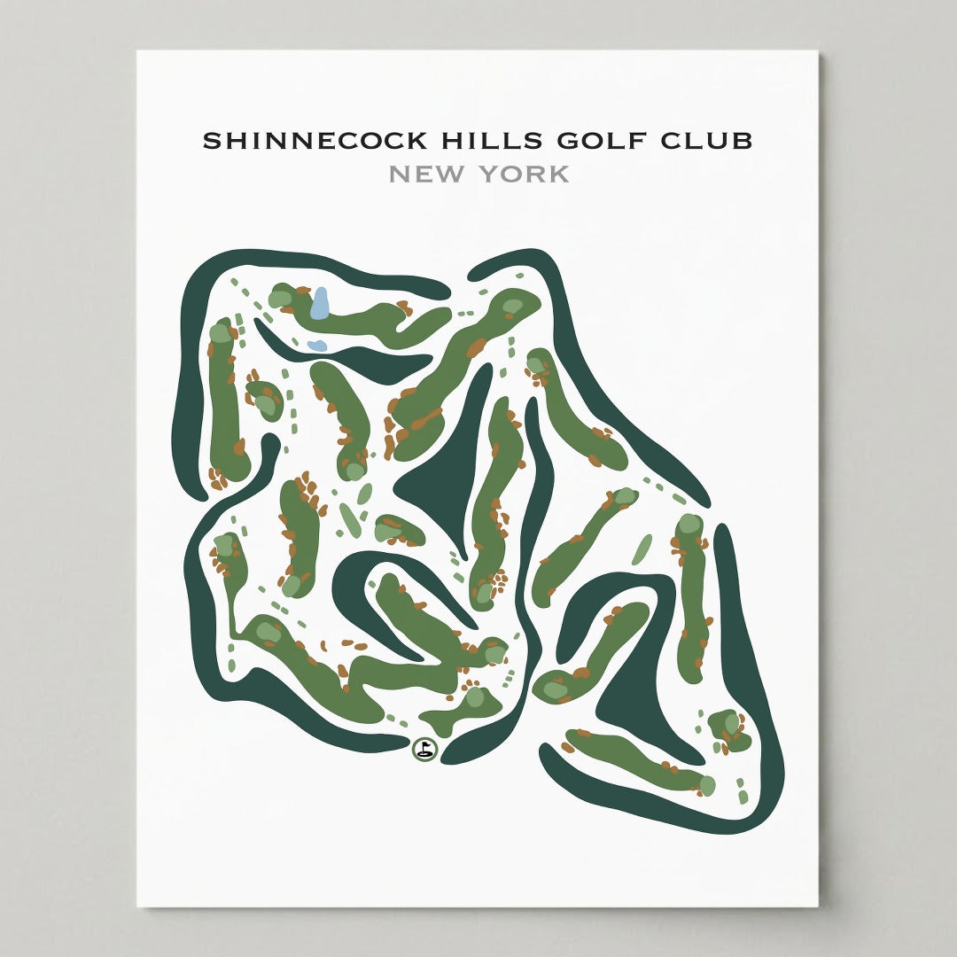 Shinnecock Hills Golf Club, New York - Printed Golf Courses