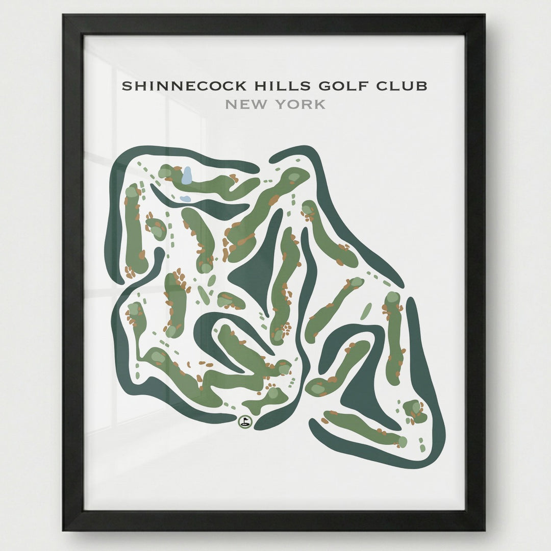 Shinnecock Hills Golf Club, New York - Printed Golf Courses