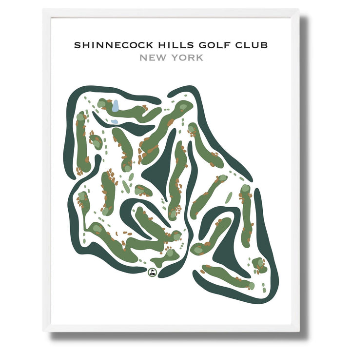 Shinnecock Hills Golf Club, New York - Printed Golf Courses - Golf Course Prints