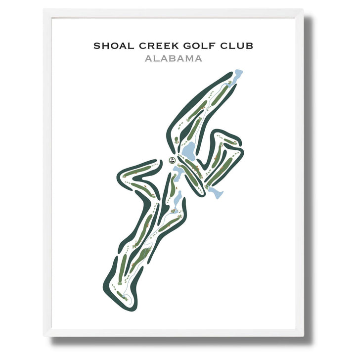 Shoal Creek Golf Club, Alabama - Printed Golf Courses - Golf Course Prints