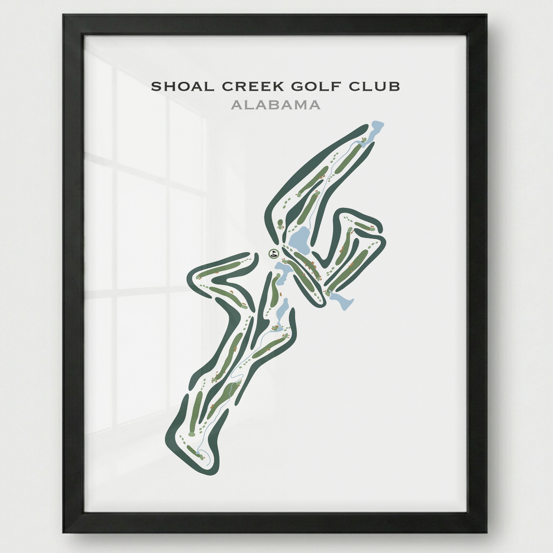 Shoal Creek Golf Club, Alabama - Printed Golf Courses
