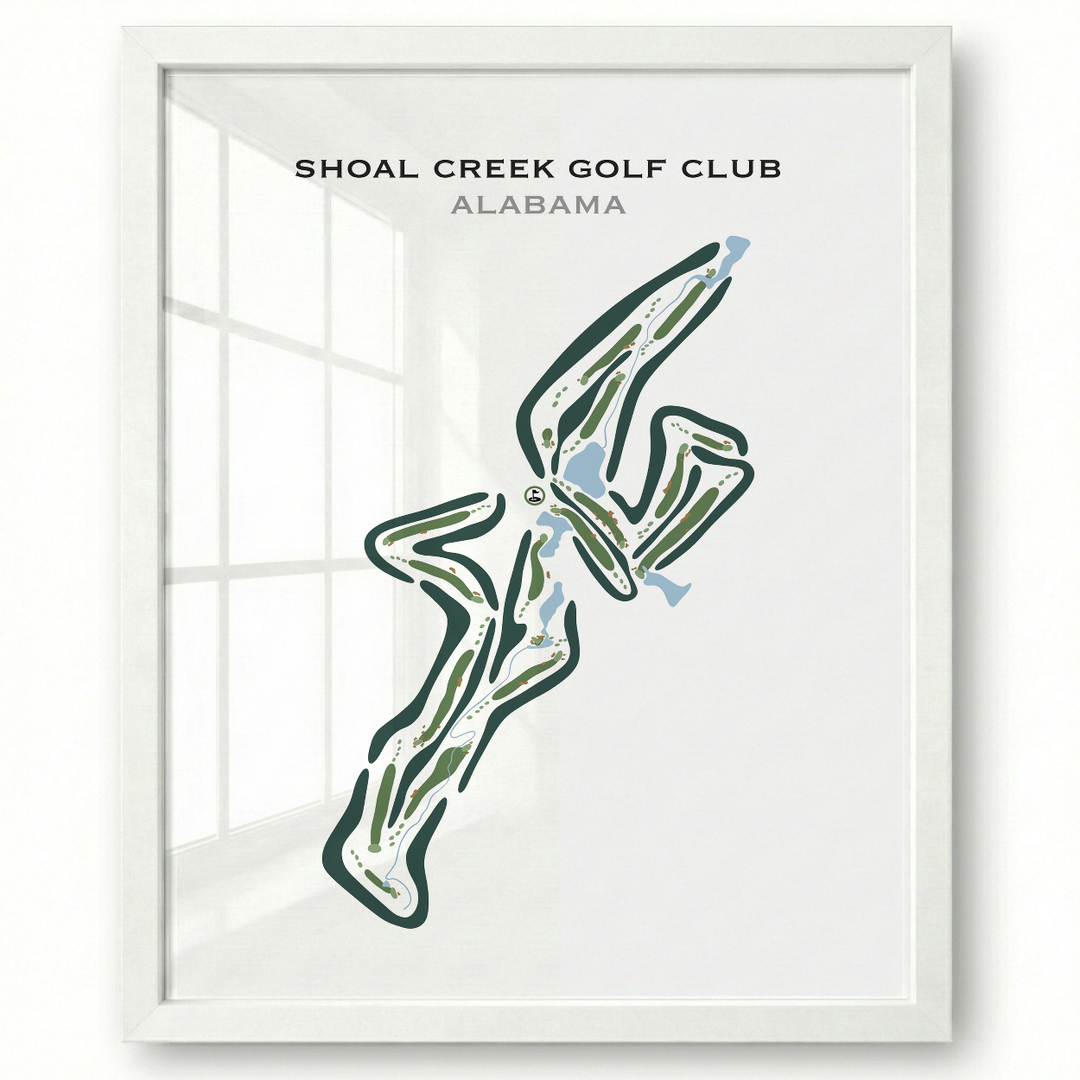 Shoal Creek Golf Club, Alabama - Printed Golf Courses