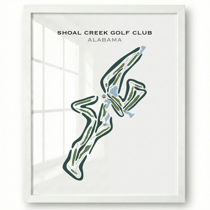 Shoal Creek Golf Club, Alabama - Printed Golf Courses