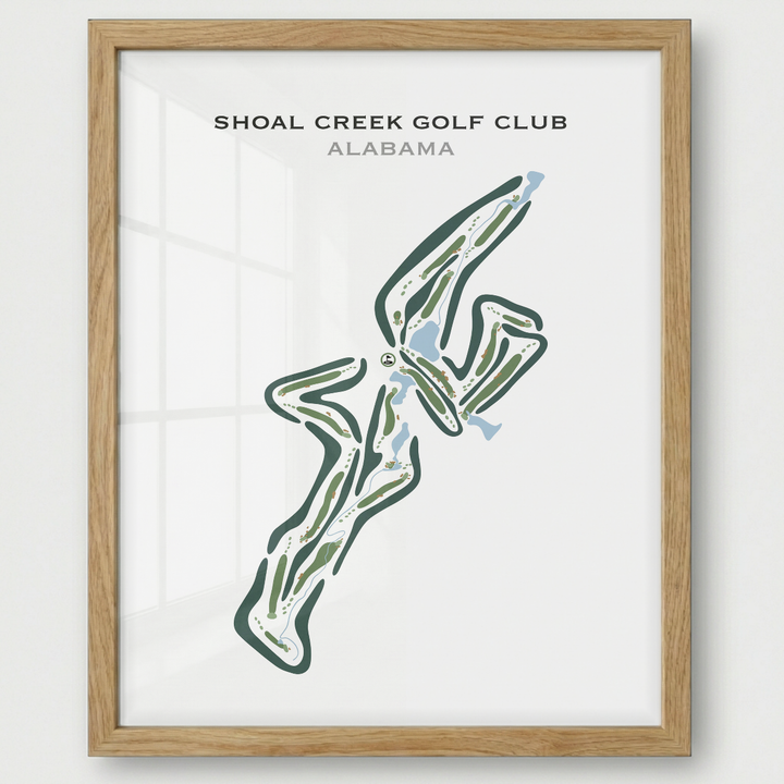 Shoal Creek Golf Club, Alabama - Printed Golf Courses