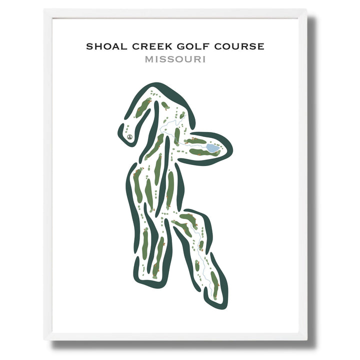 Shoal Creek Golf Course, Missouri - Printed Golf Courses