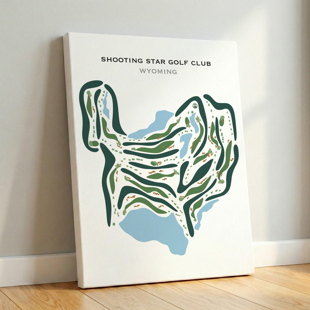 Shooting Star Golf Club, Wyoming - Printed Golf Courses