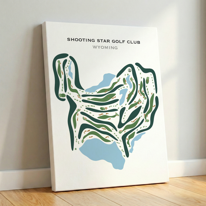 Shooting Star Golf Club, Wyoming - Printed Golf Courses