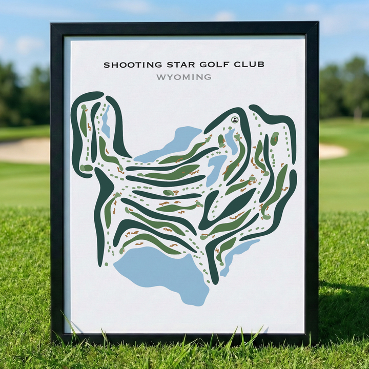 Shooting Star Golf Club, Wyoming - Printed Golf Courses