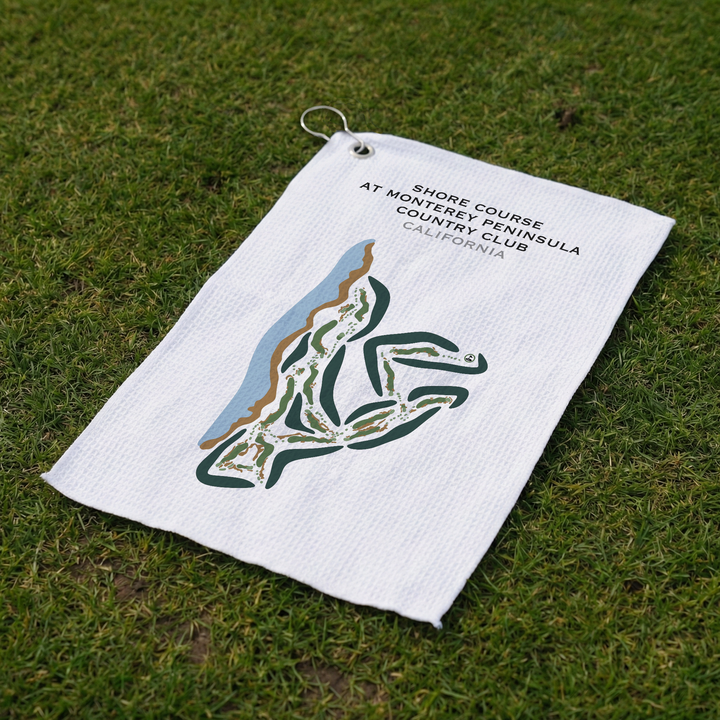 Shore Course at Monterey Peninsula Country Club, California - Printed Golf Courses