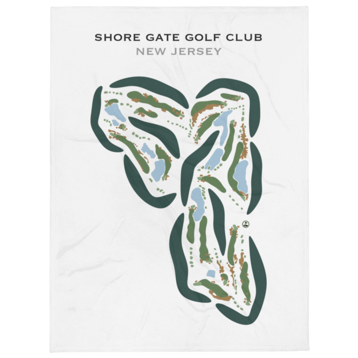 Shore Gate Golf Club, New Jersey - Printed Golf Courses