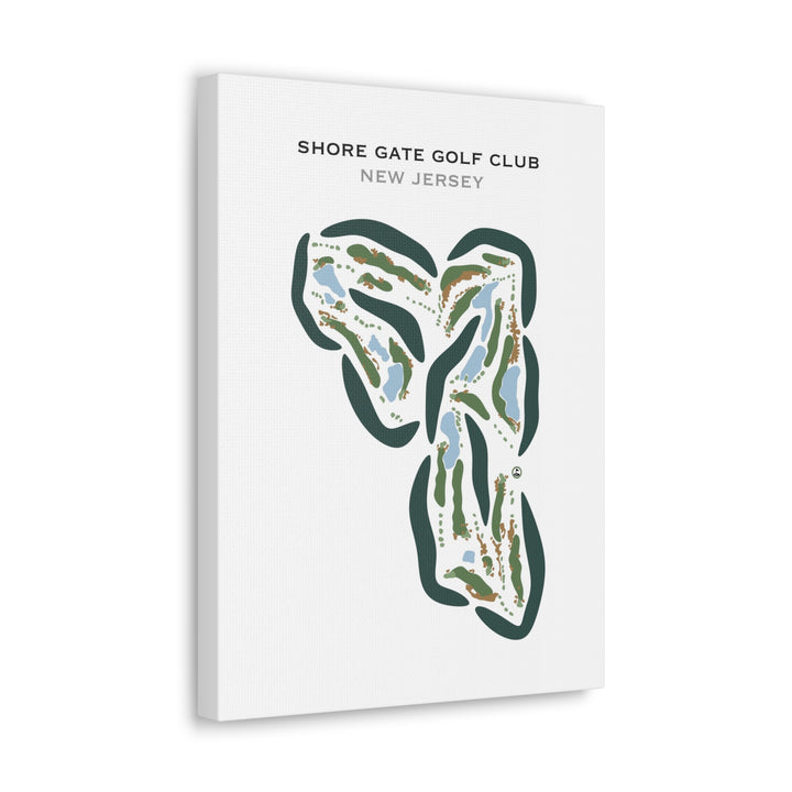 Shore Gate Golf Club, New Jersey - Printed Golf Courses