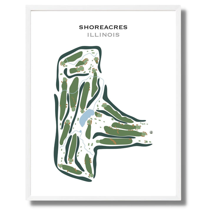 Shoreacres, Illinois - Printed Golf Course