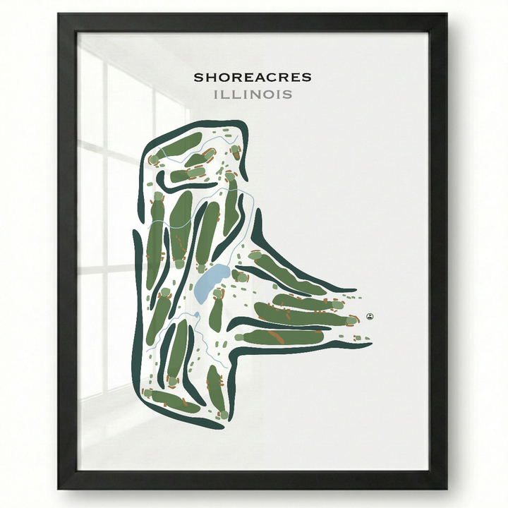 Shoreacres, Illinois - Printed Golf Course
