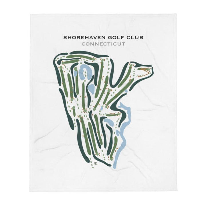 Shorehaven Golf Club, Connecticut - Printed Golf Courses - Golf Course Prints