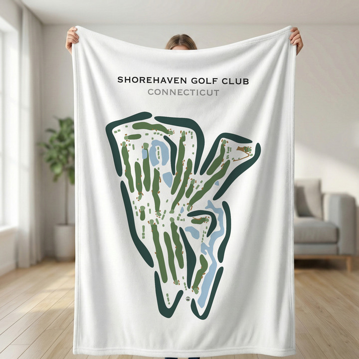 Shorehaven Golf Club, Connecticut - Printed Golf Courses