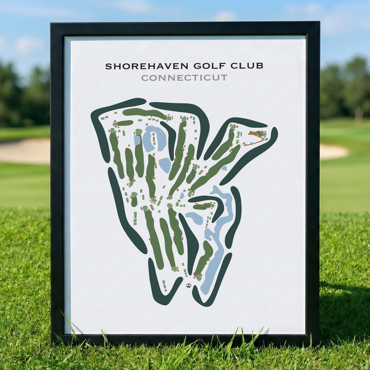 Shorehaven Golf Club, Connecticut - Printed Golf Courses