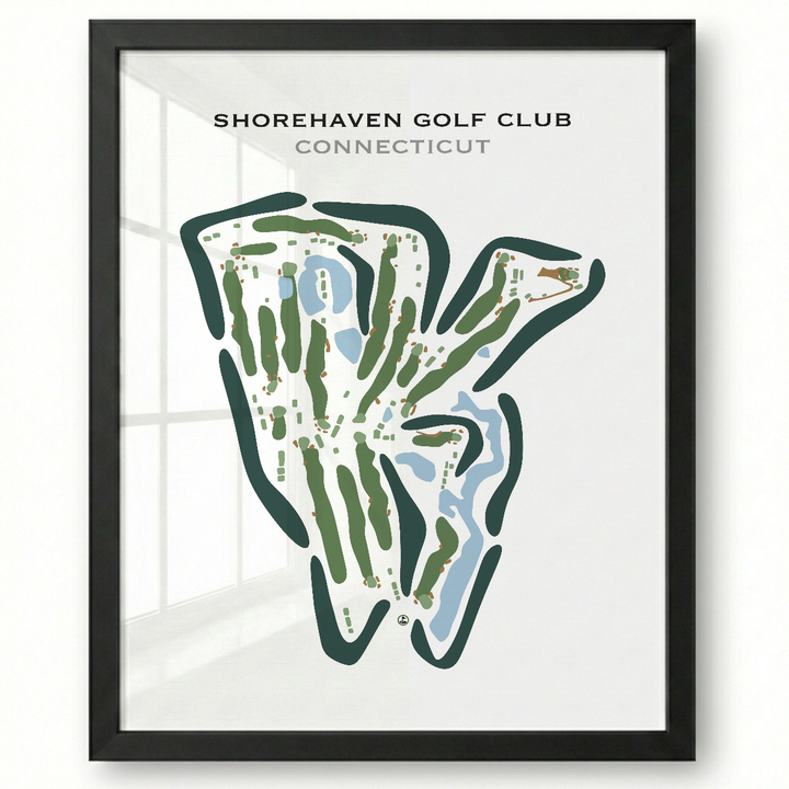 Shorehaven Golf Club, Connecticut - Printed Golf Courses