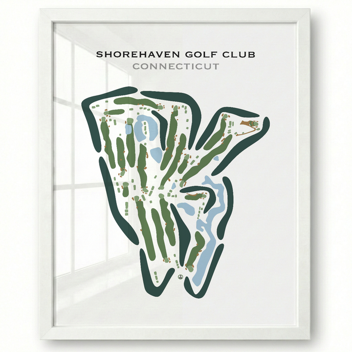 Shorehaven Golf Club, Connecticut - Printed Golf Courses