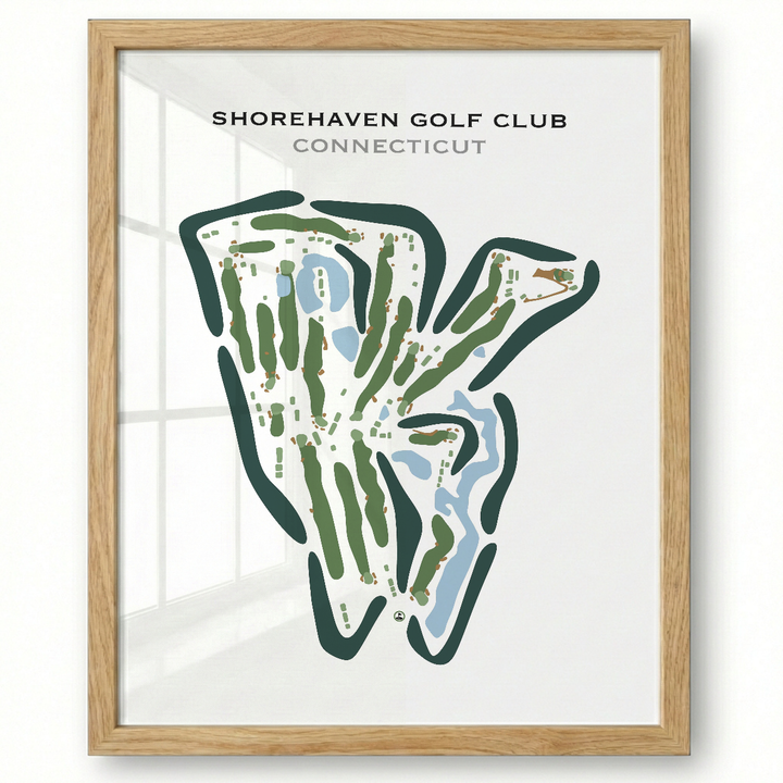Shorehaven Golf Club, Connecticut - Printed Golf Courses