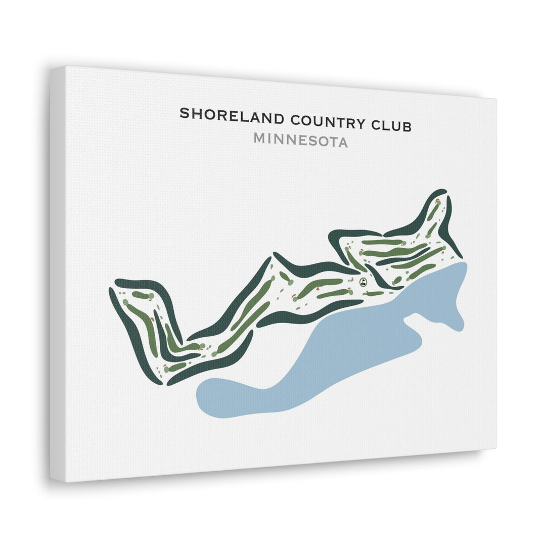 Shoreland Country Club, Minnesota - Printed Golf Courses