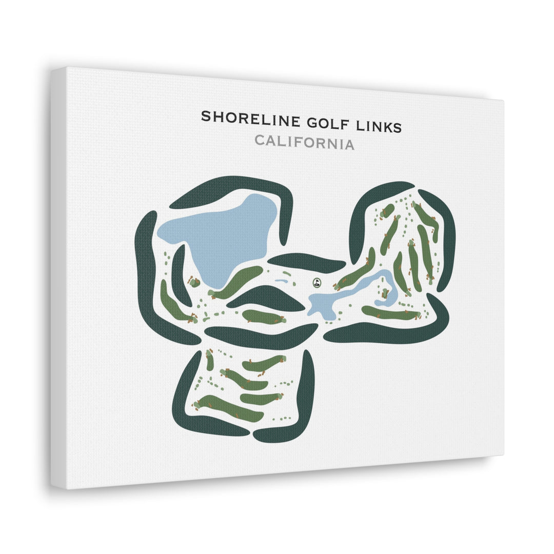 Shoreline Golf Links, California - Printed Golf Courses