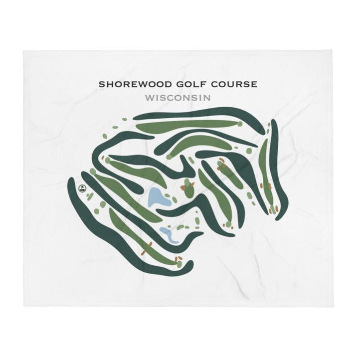 Shorewood Golf Course, Wisconsin - Printed Golf Courses - Golf Course Prints