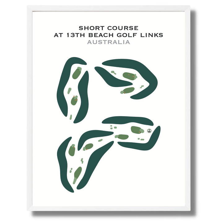 Short Course at 13th Beach Golf Links, Australia - Printed Golf Courses