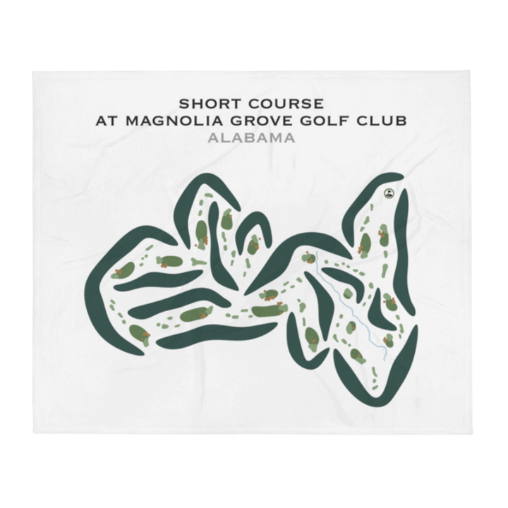 Short Course at Magnolia Grove Golf Club, Alabama - Printed Golf Courses