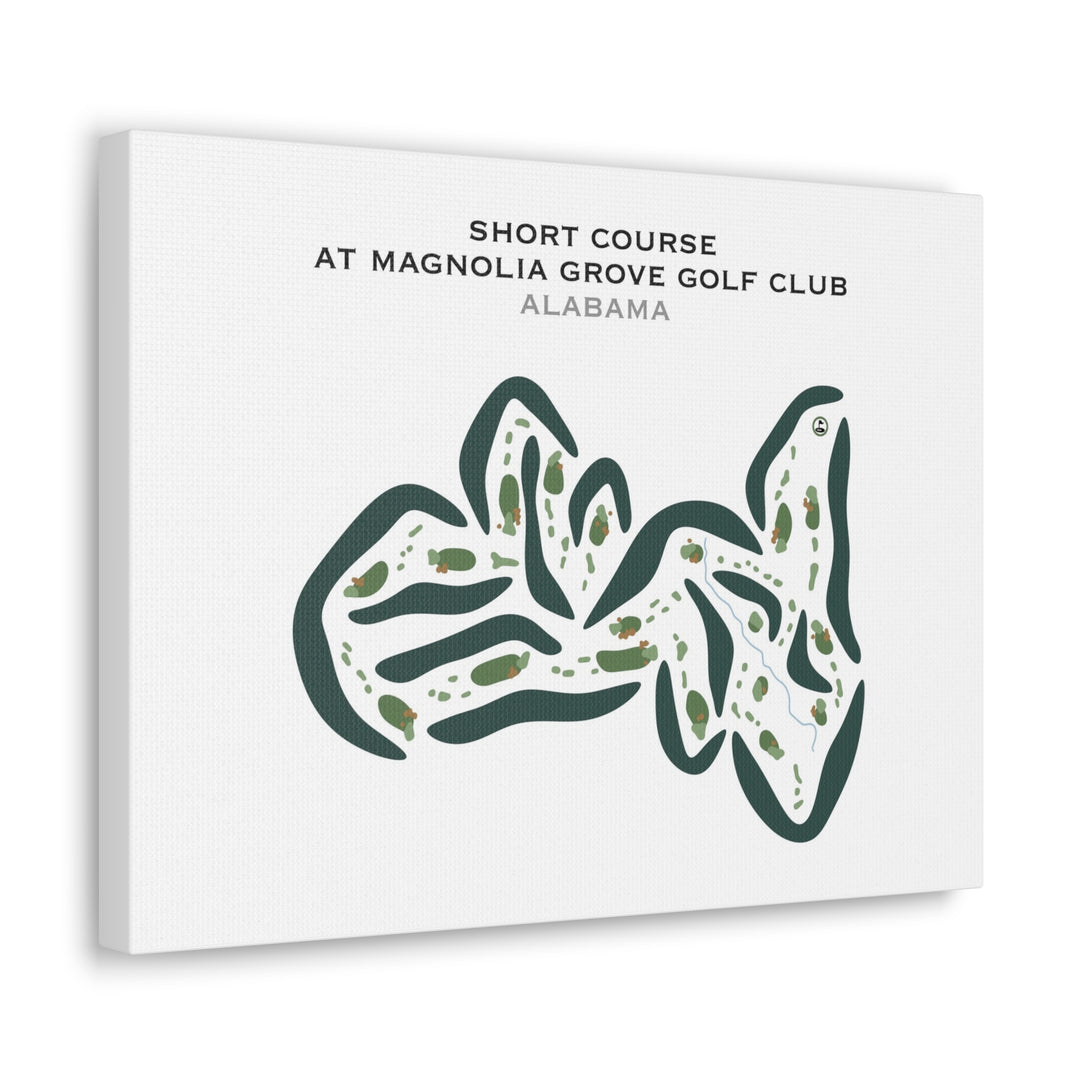 Short Course at Magnolia Grove Golf Club, Alabama - Printed Golf Courses