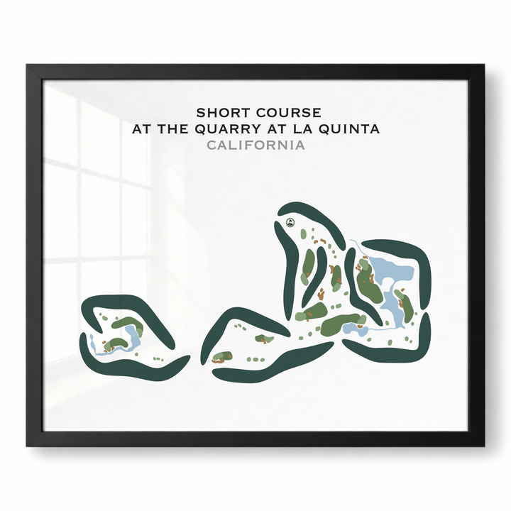 Short Course at The Quarry at La Quinta, California - Printed Golf Courses