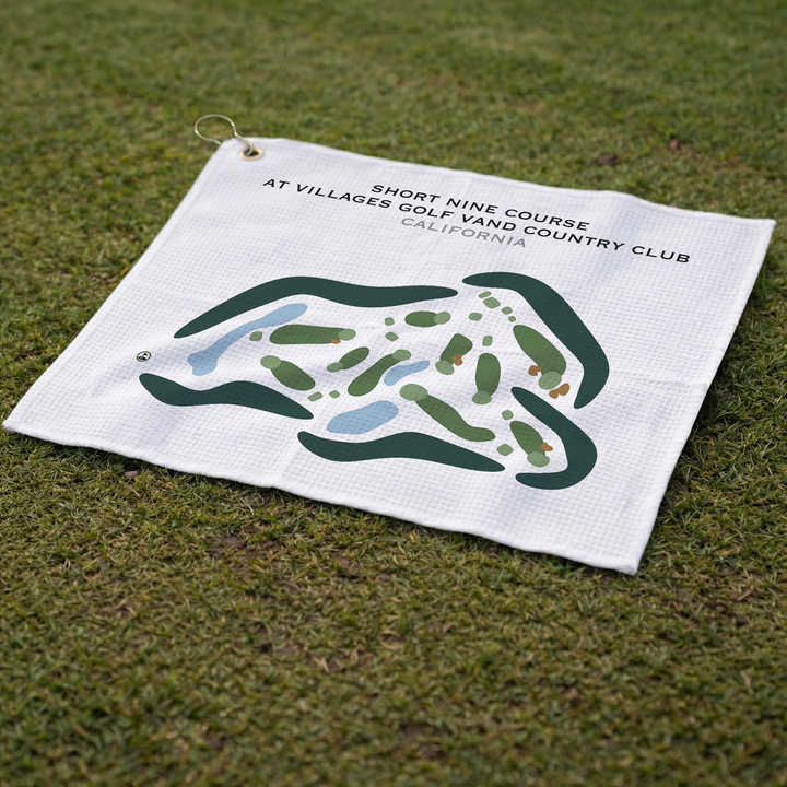 Short Nine Course at Villages Golf & Country Club, California - Printed Golf Courses