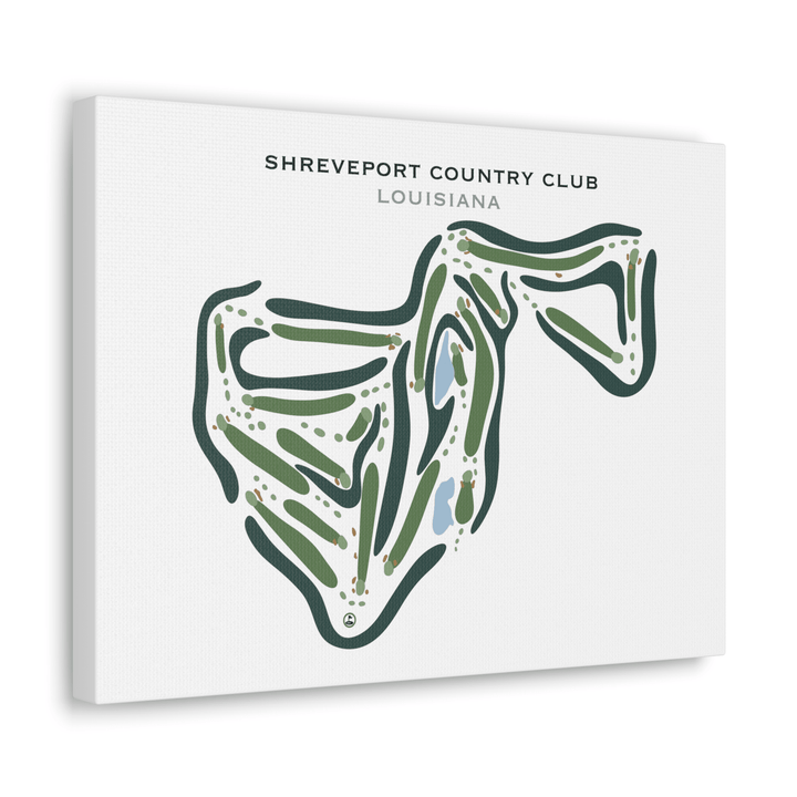 Shreveport Country Club, Louisiana - Printed Golf Courses - Golf Course Prints