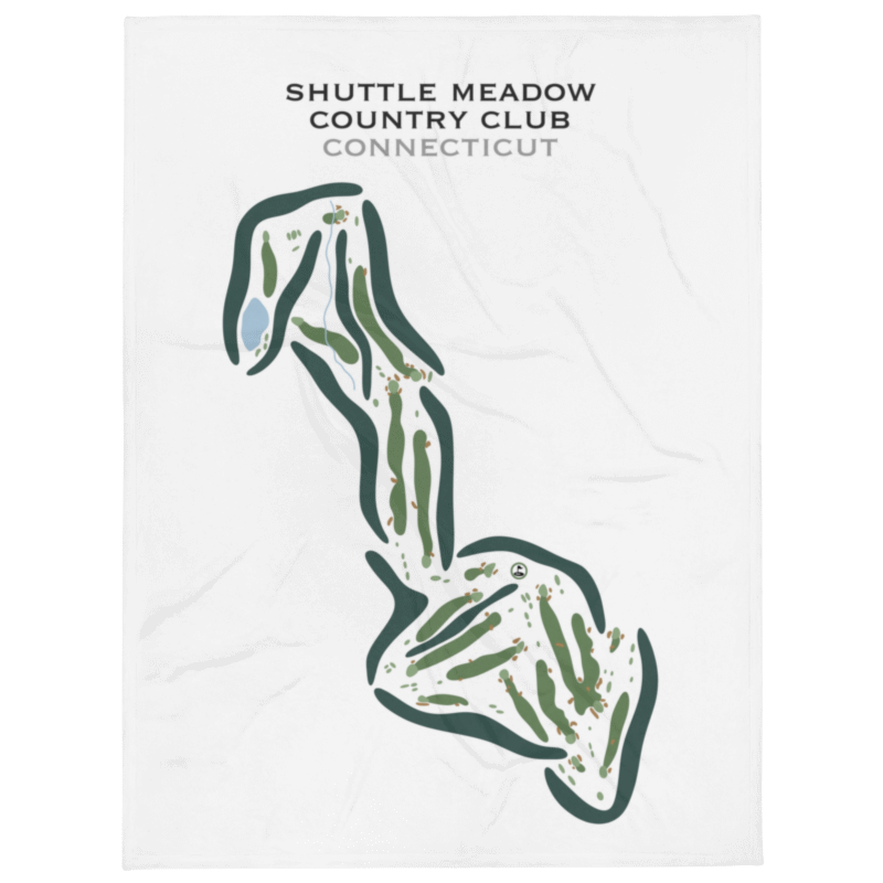 Shuttle Meadow Country Club, Connecticut - Printed Golf Courses