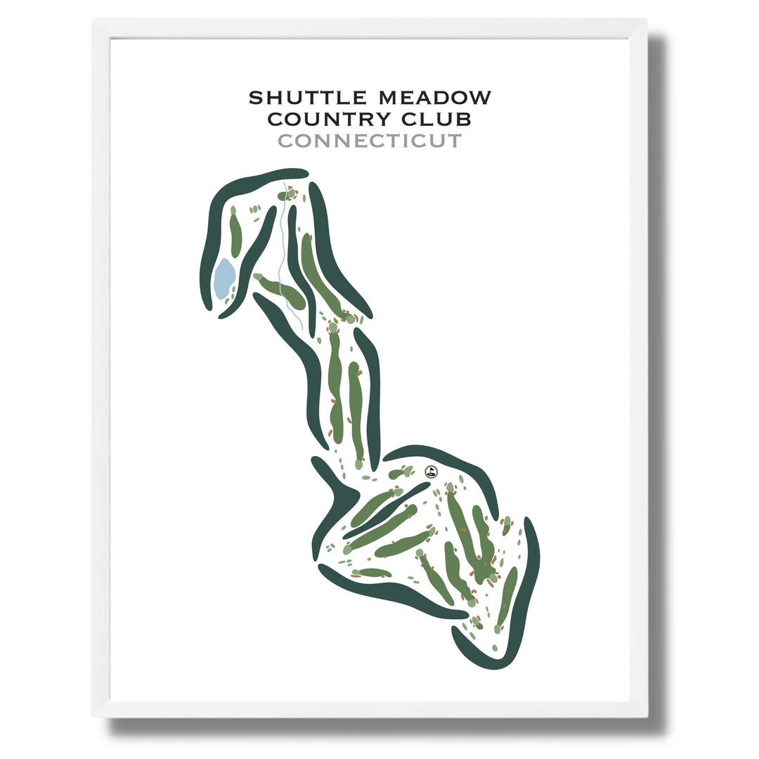 Shuttle Meadow Country Club, Connecticut - Printed Golf Courses