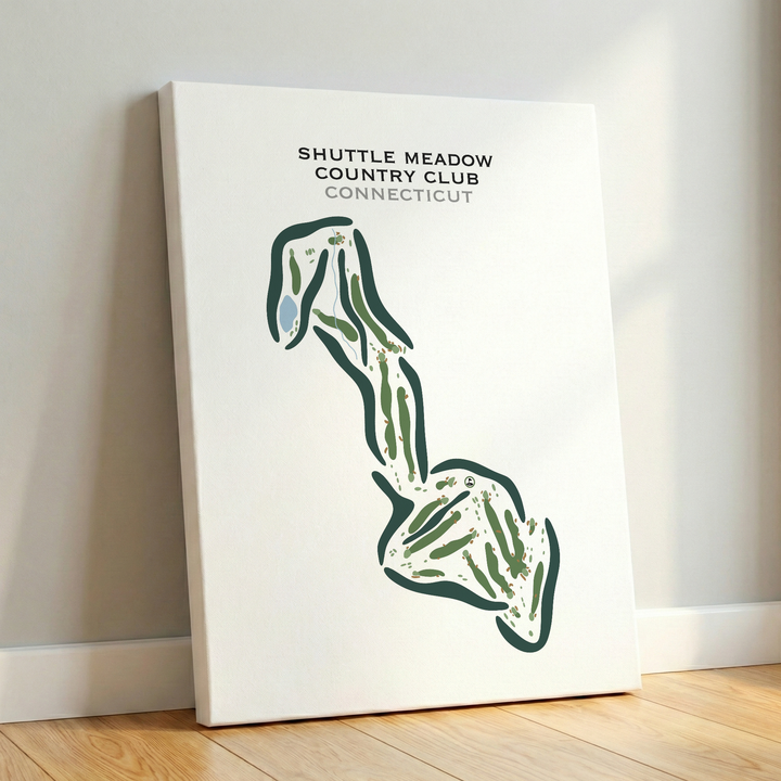 Shuttle Meadow Country Club, Connecticut - Printed Golf Courses