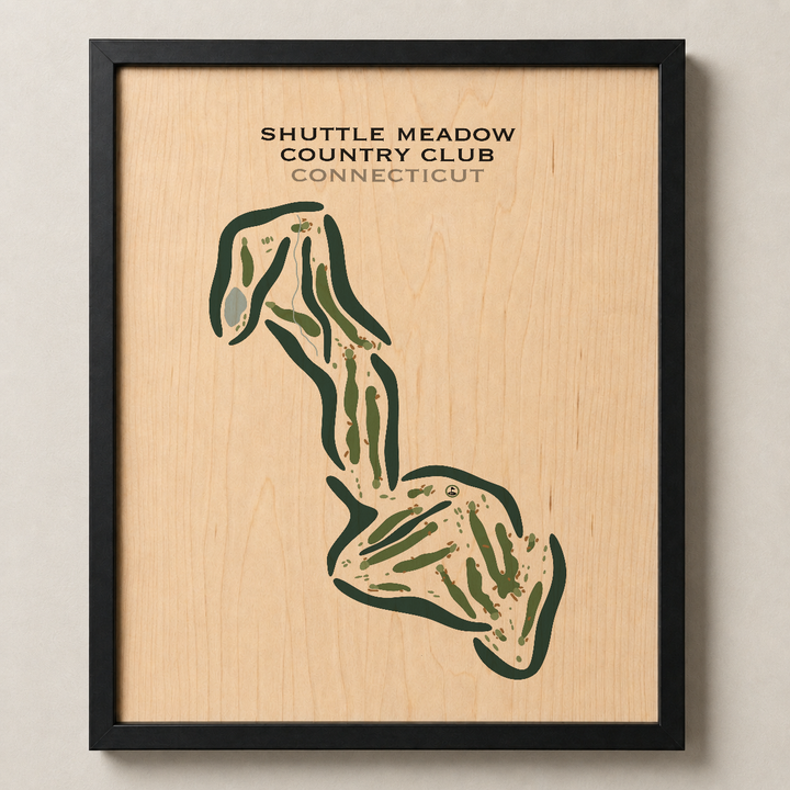 Shuttle Meadow Country Club, Connecticut - Printed Golf Courses