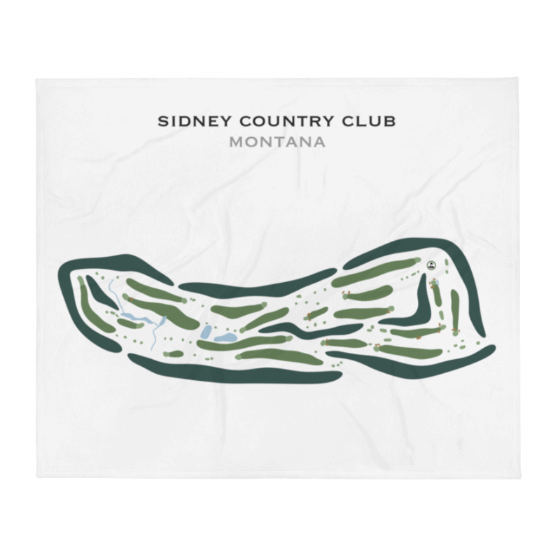 Sidney Country Club, Montana - Printed Golf Courses