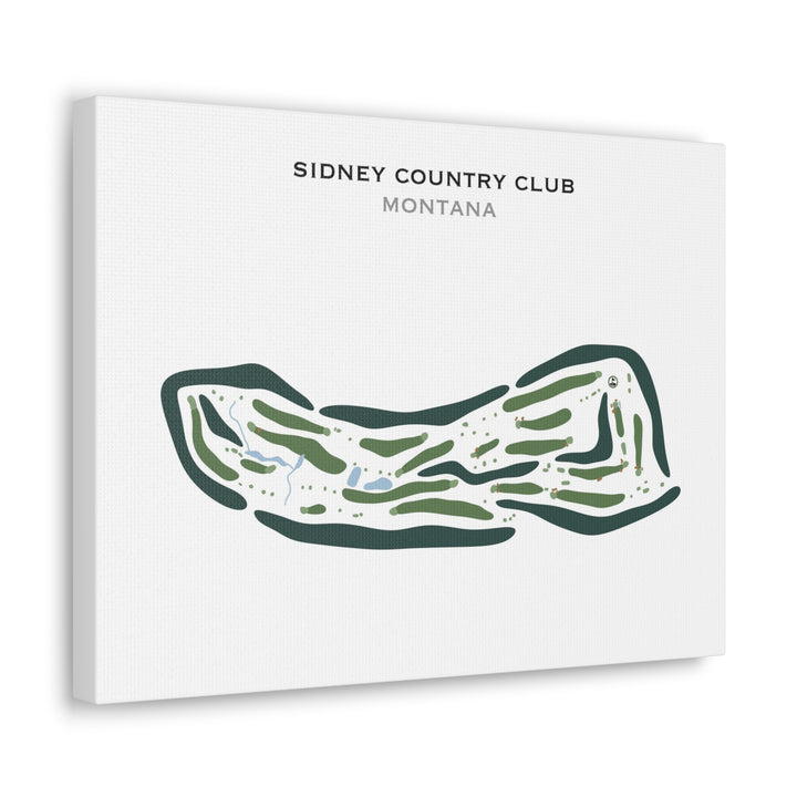 Sidney Country Club, Montana - Printed Golf Courses