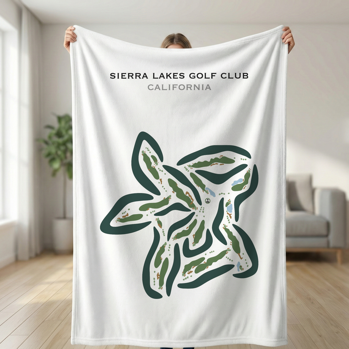 Sierra Lakes Golf Club, California - Printed Golf Courses