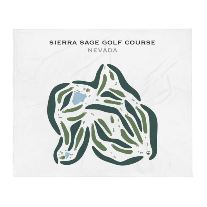 Sierra Sage Golf Course, Nevada - Printed Golf Courses