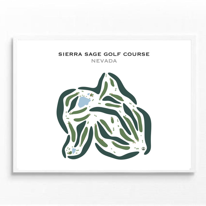 Sierra Sage Golf Course, Nevada - Printed Golf Courses